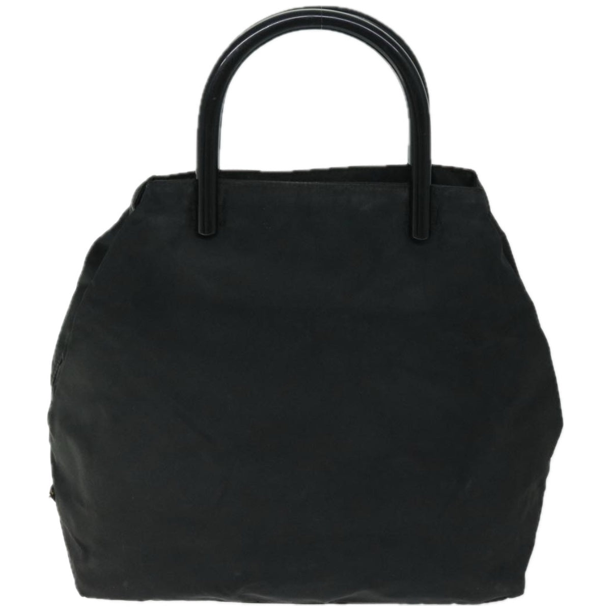 PRADA Hand Bag Nylon Black Auth 66808 - 0