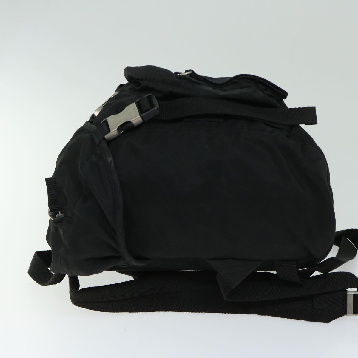 PRADA Backpack Nylon Black Auth 66809