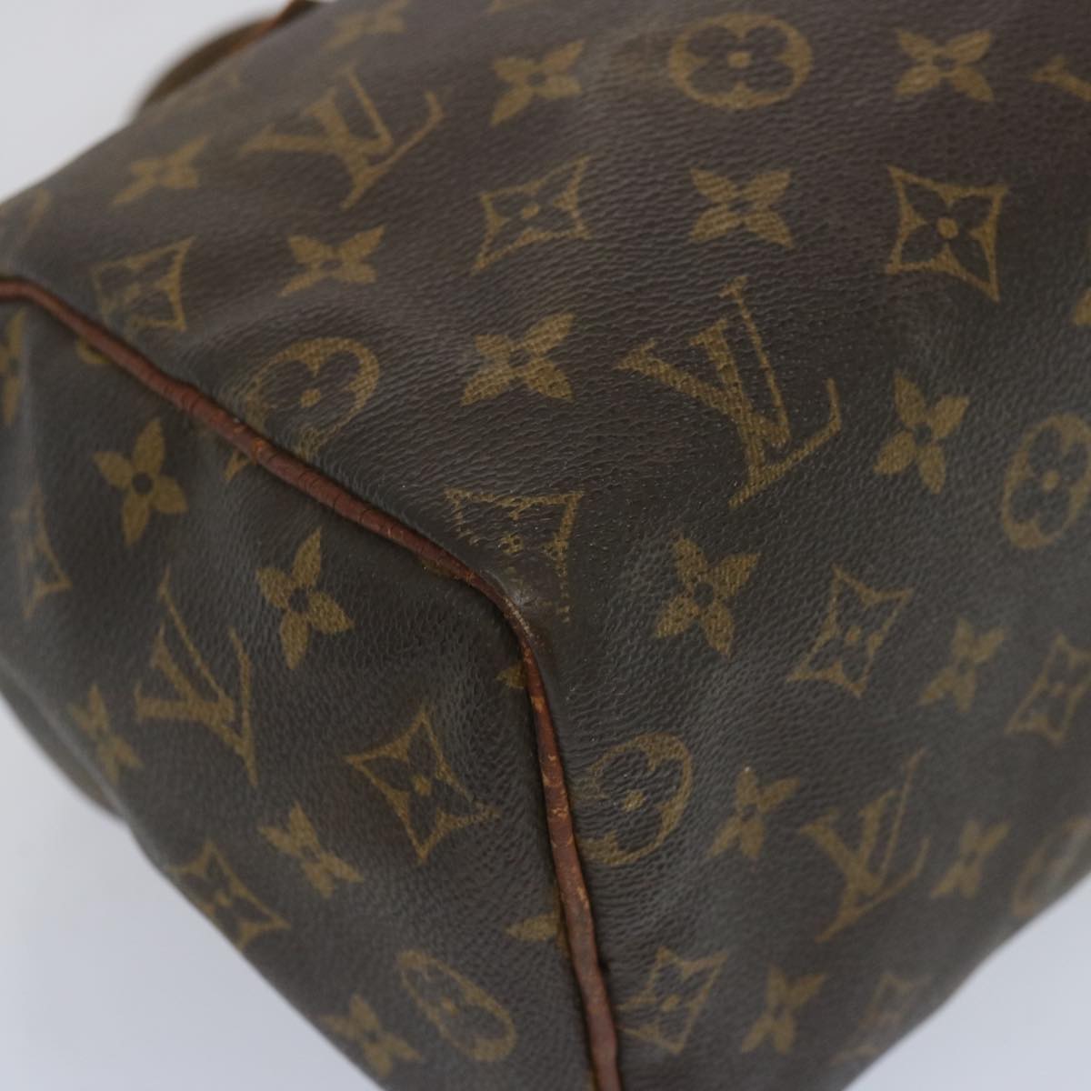 LOUIS VUITTON Monogram Speedy 25 Hand Bag M41528 LV Auth 66839