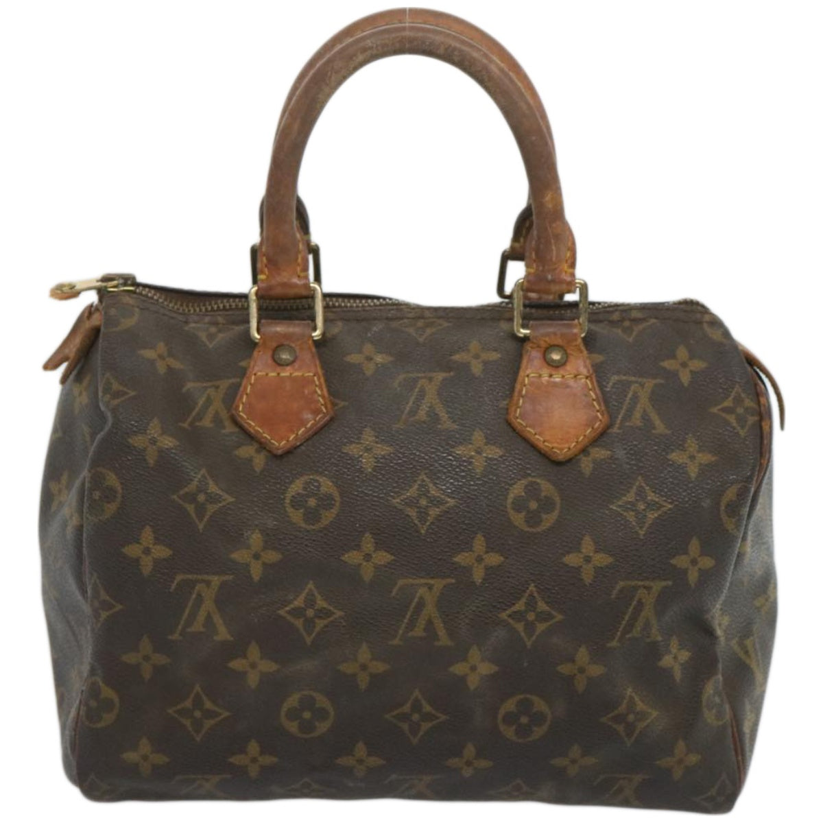 LOUIS VUITTON Monogram Speedy 25 Hand Bag M41528 LV Auth 66839