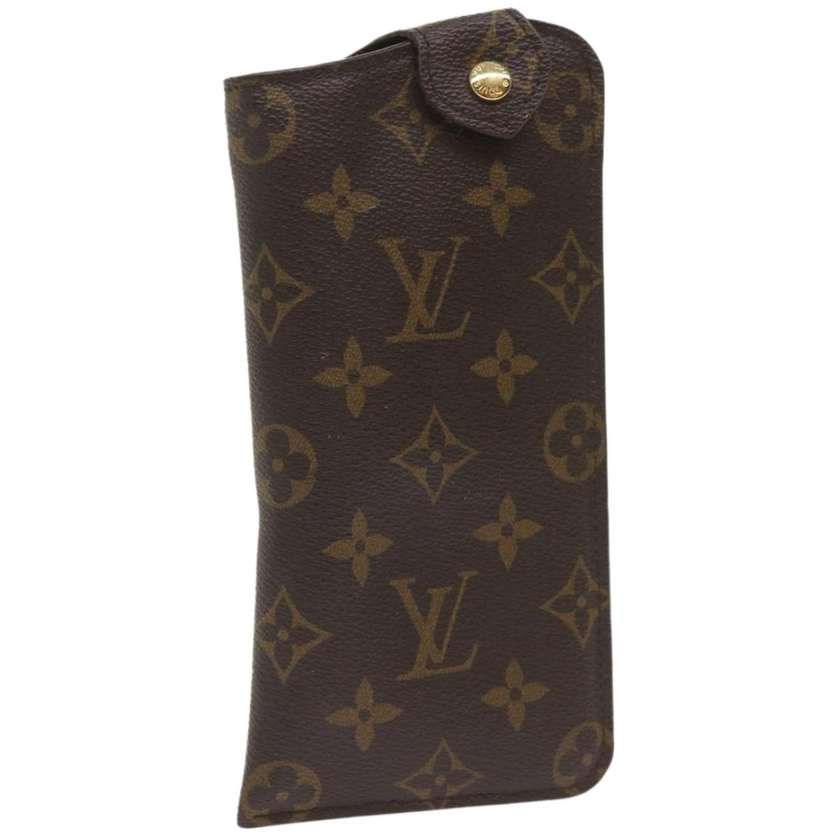 LOUIS VUITTON Monogram Etui Lunette MM Glasses Case M66544 LV Auth 66847