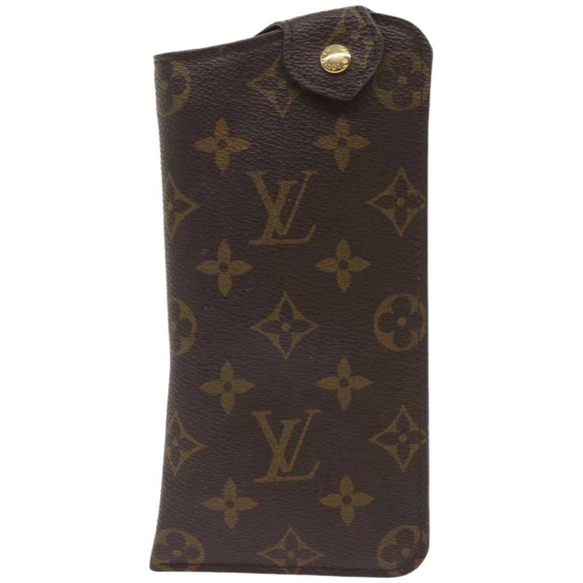 LOUIS VUITTON Monogram Etui Lunette MM Glasses Case M66544 LV Auth 66847