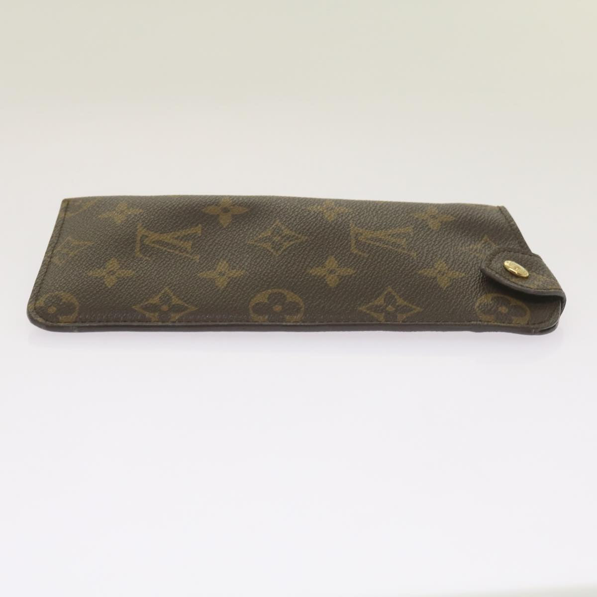 LOUIS VUITTON Monogram Etui Lunette MM Glasses Case M66544 LV Auth 66847