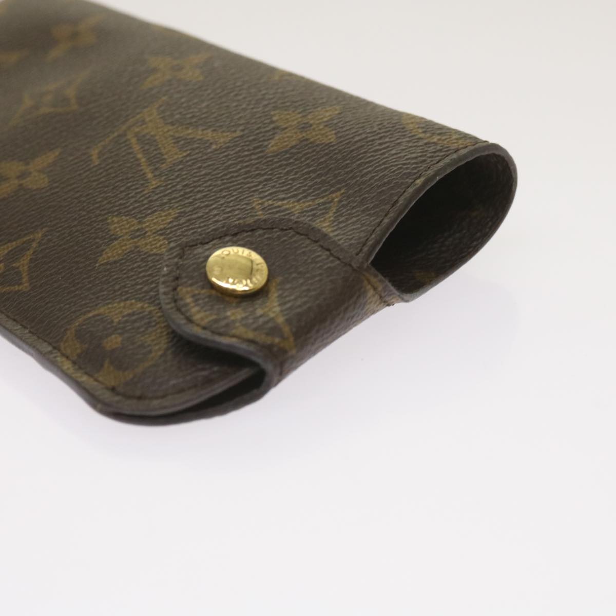 LOUIS VUITTON Monogram Etui Lunette MM Glasses Case M66544 LV Auth 66847