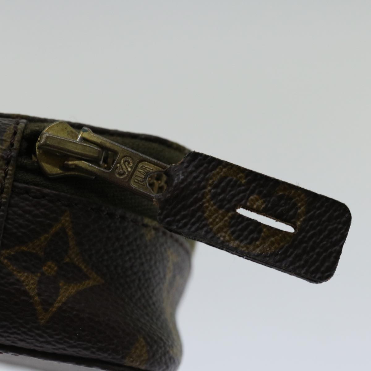 LOUIS VUITTON Monogram Poche Monte Carlo Jewelry Box M47352 LV Auth 66857