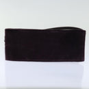 Salvatore Ferragamo Handtas Suède 2-weg Paars Auth 66859-5