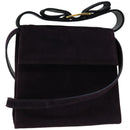 Salvatore Ferragamo Handtas Suède 2-weg Paars Auth 66859-1