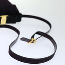 Salvatore Ferragamo Handtas Suède 2-weg Paars Auth 66859-8