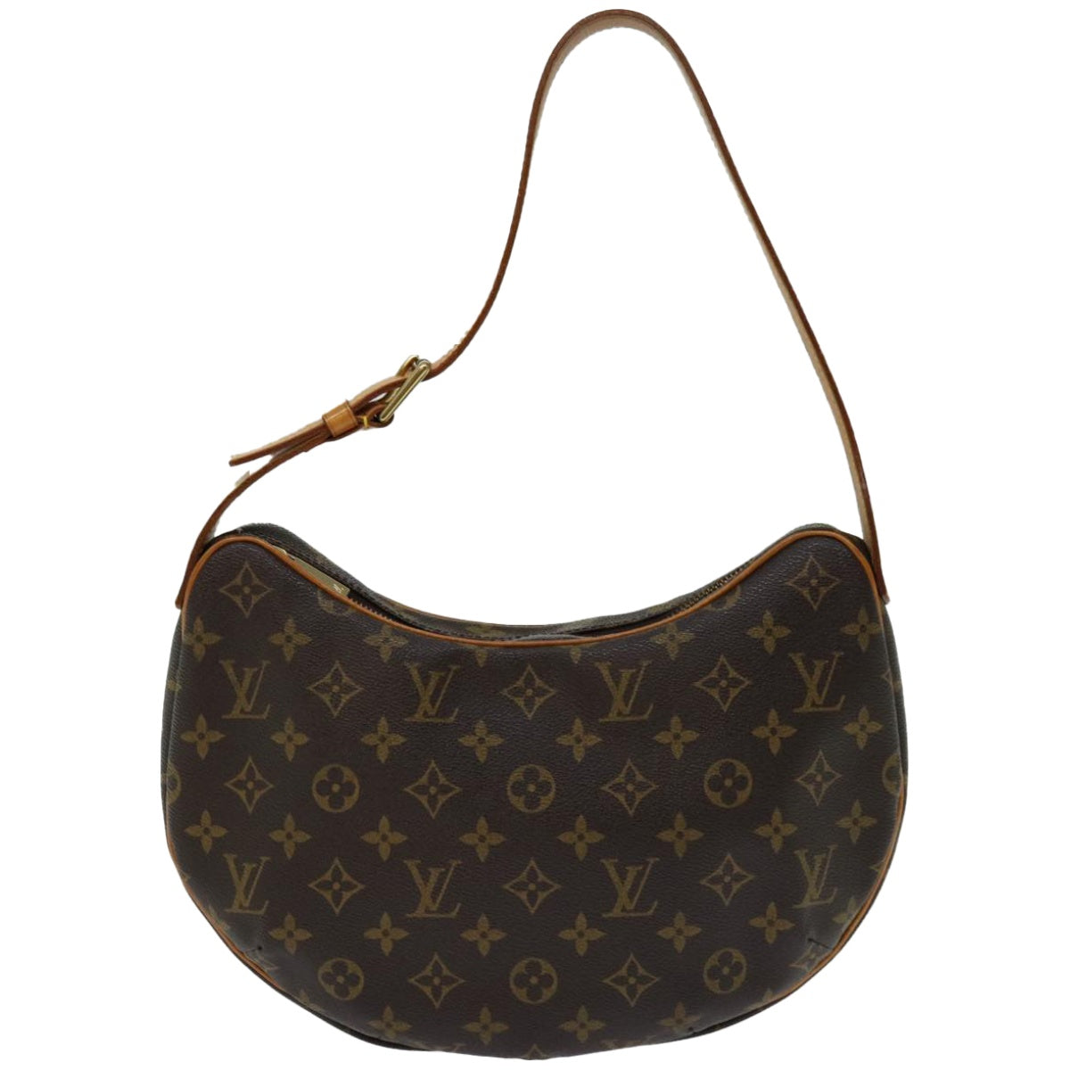 LOUIS VUITTON Monogram Croissant MM Shoulder Bag M51512 LV Auth 66863