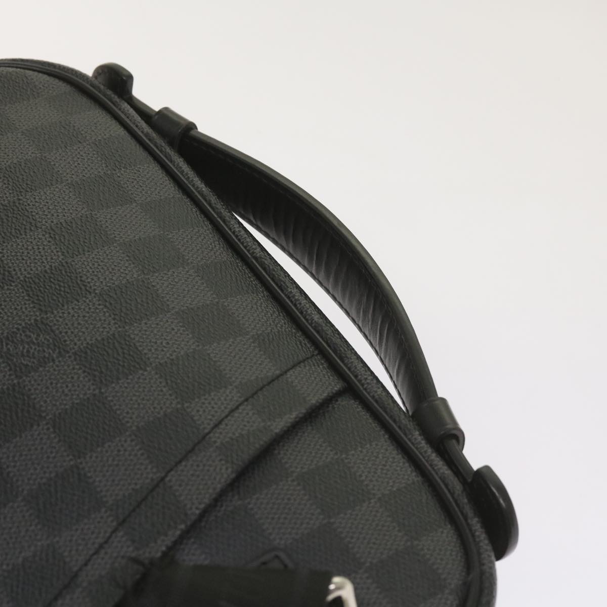 LOUIS VUITTON Damier Graphite Ambreil Shoulder Bag N41289 LV Auth 66872