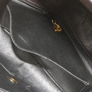 CHANEL Diana Matelasse Chain Shoulder Bag Leather Black CC Auth 66875-23