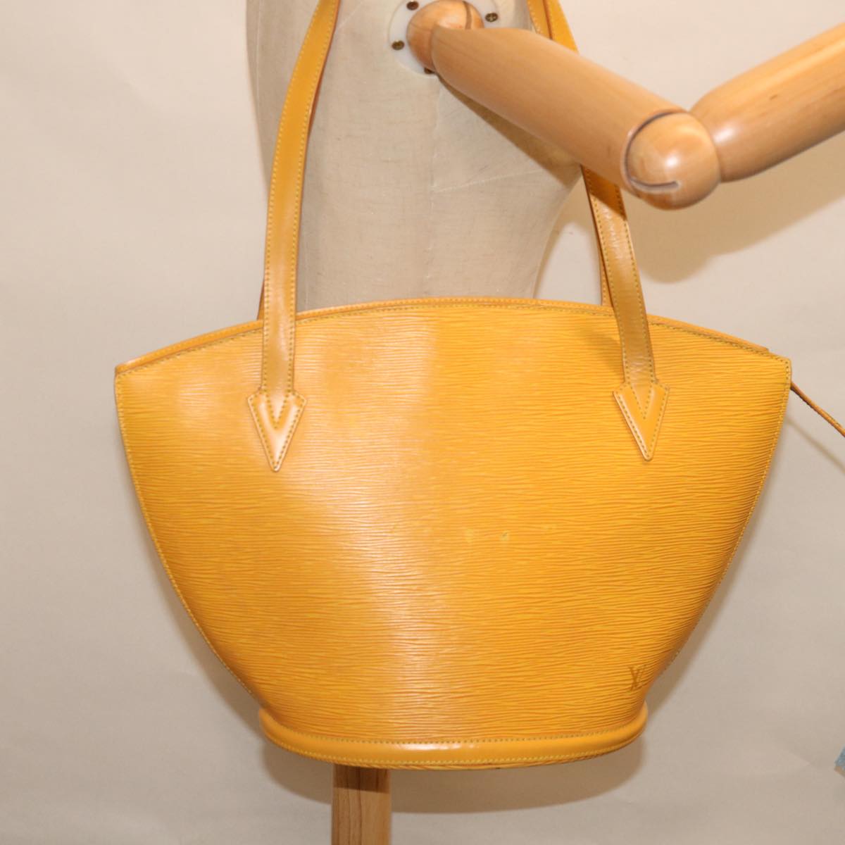 LOUIS VUITTON Epi Saint Jacques Shopping Shoulder Bag Yellow M52269 Auth 66894