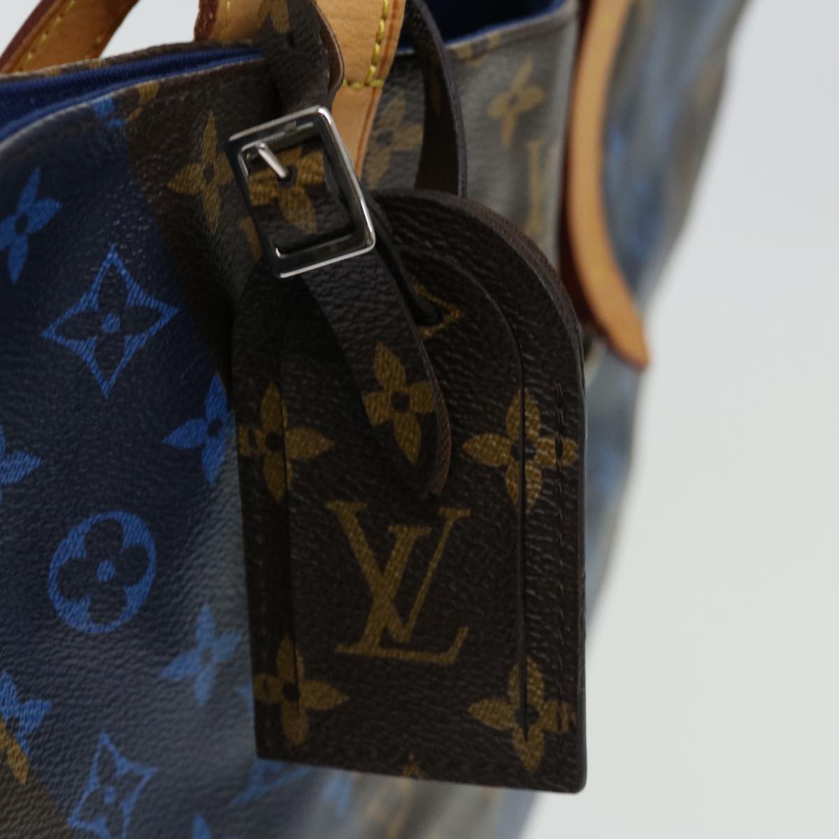 LOUIS VUITTON Monogram VLline Cabas NS Tote Bag 2way M50147 LV Auth 66903