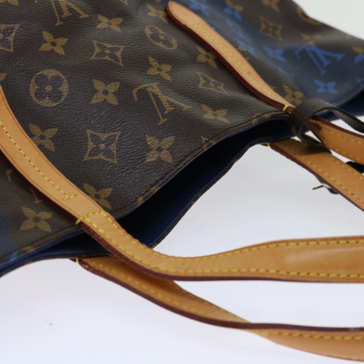 LOUIS VUITTON Monogram VLline Cabas NS Tote Bag 2way M50147 LV Auth 66903