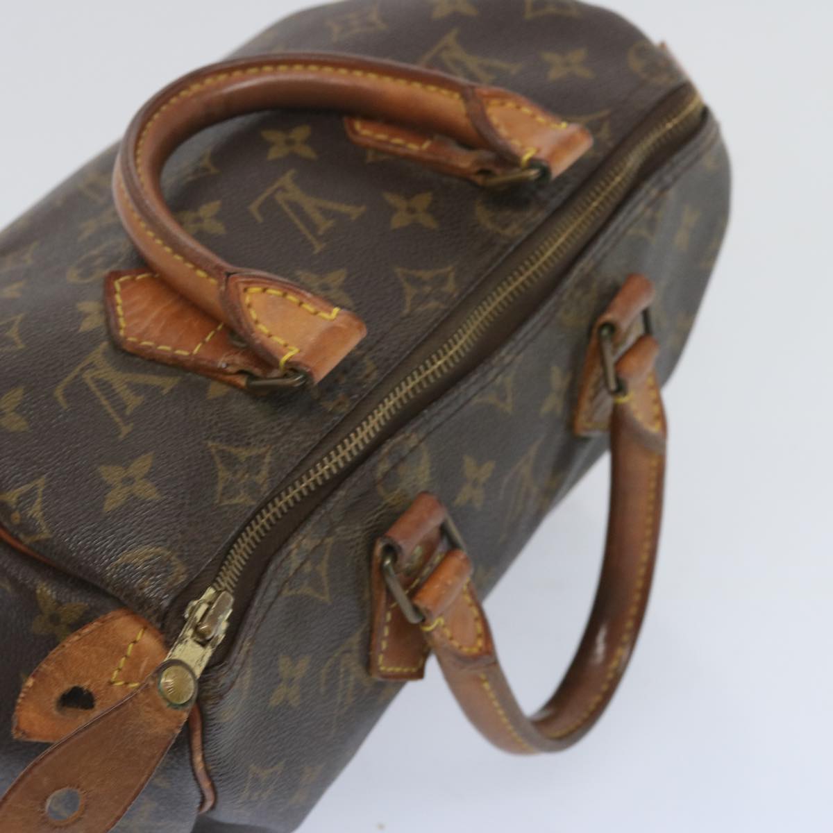 LOUIS VUITTON Monogram Speedy 25 Hand Bag M41528 LV Auth 66906