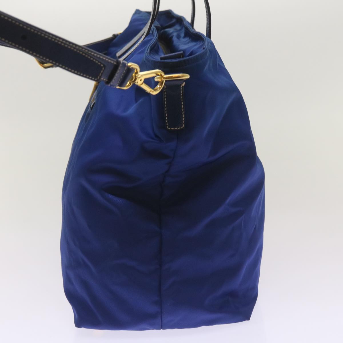 PRADA Tote Bag Nylon 2way Blue Auth 66940