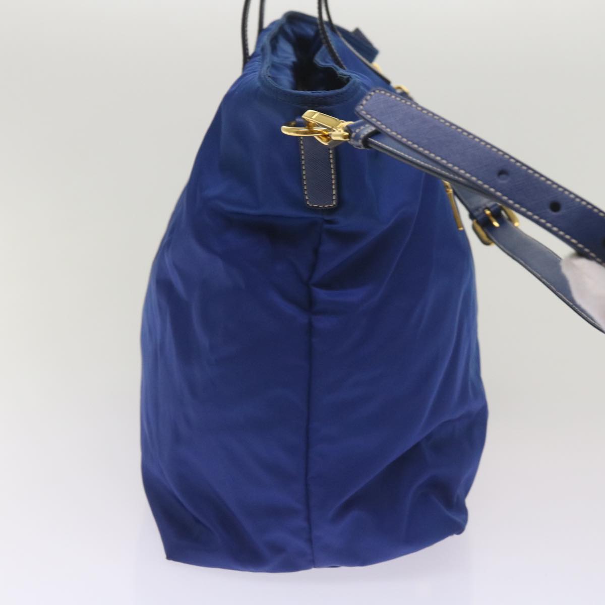 PRADA Tote Bag Nylon 2way Blue Auth 66940