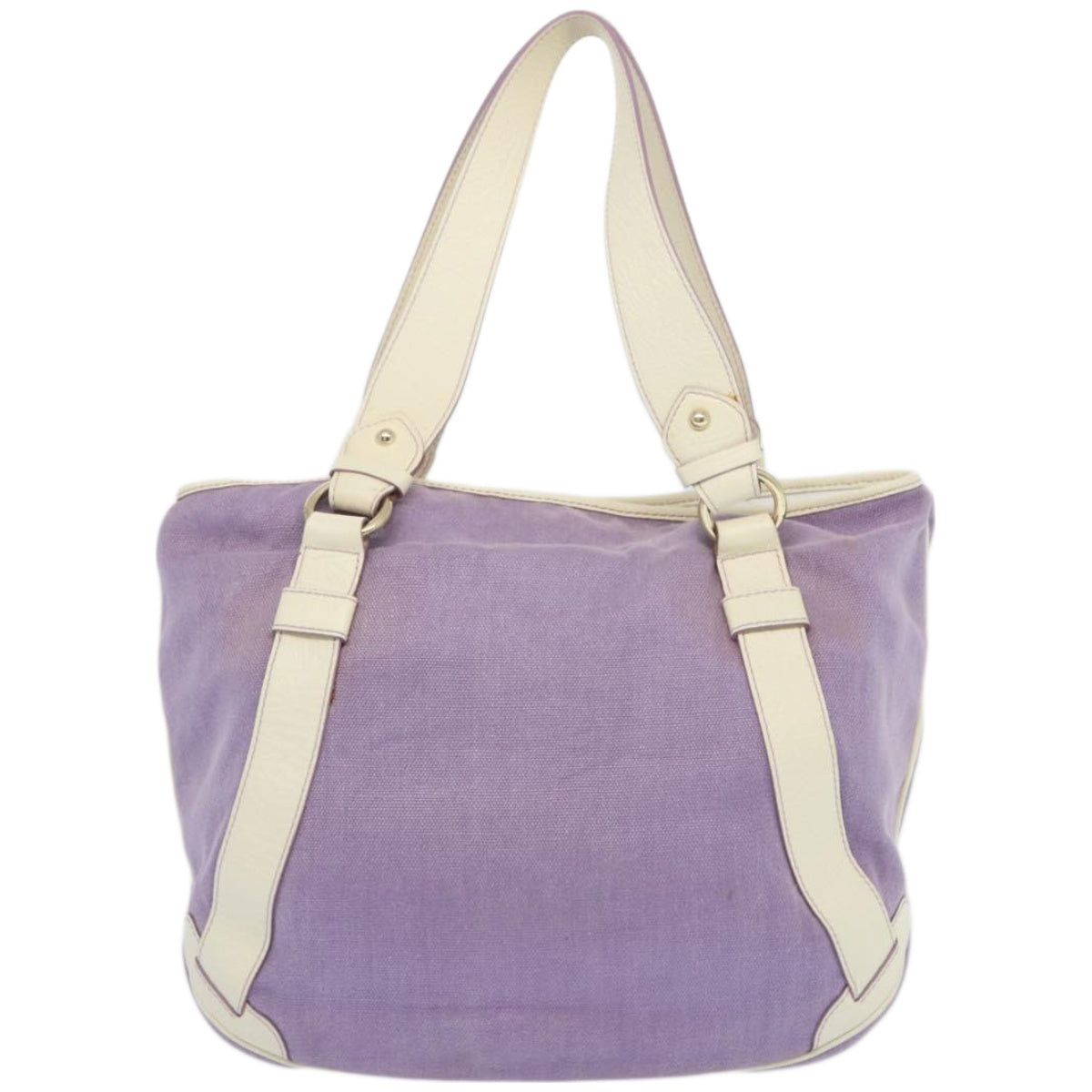 CELINE Tote Bag Canvas Purple Auth 66944 - 0