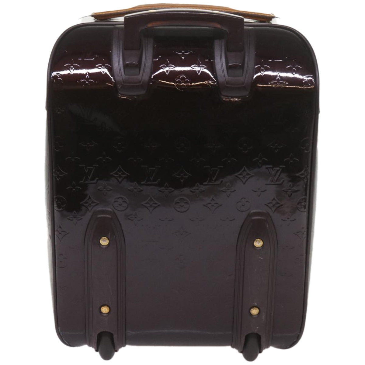 LOUIS VUITTON Monogram Vernis Pegas 45 Suitcase Amarante M91277 LV Auth 66966 - 0