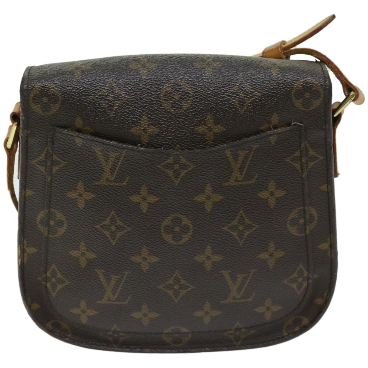 LOUIS VUITTON Monogram Saint Cloud MM Shoulder Bag M51243 LV Auth 67001