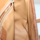 CELINE Macadam Canvas Umhängetasche PVC Leder Braun Auth 67004-22