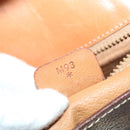 CELINE Macadam Canvas Umhängetasche PVC Leder Braun Auth 67004-12