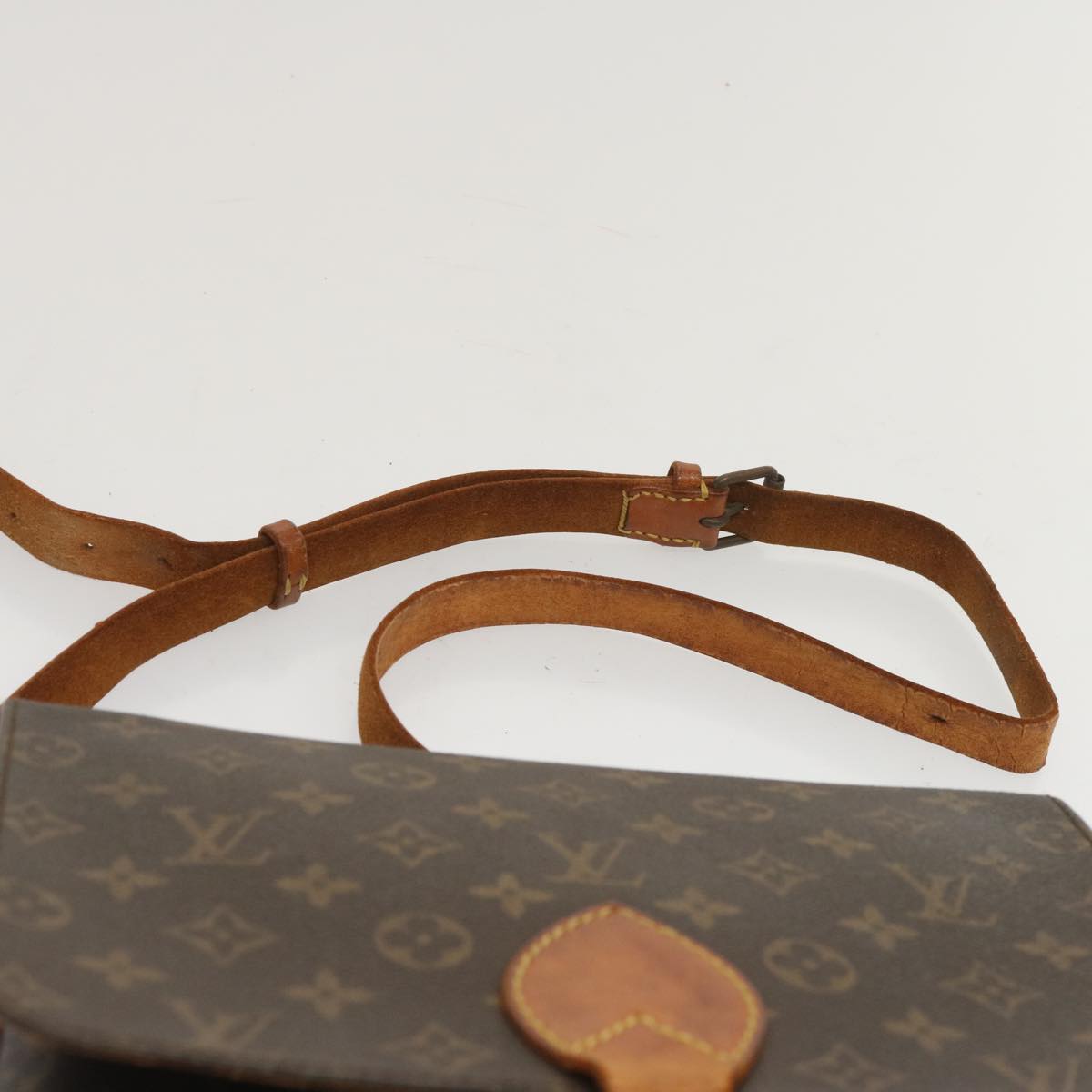 LOUIS VUITTON Monogram Cartouchiere GM Shoulder Bag M51252 LV Auth 67005