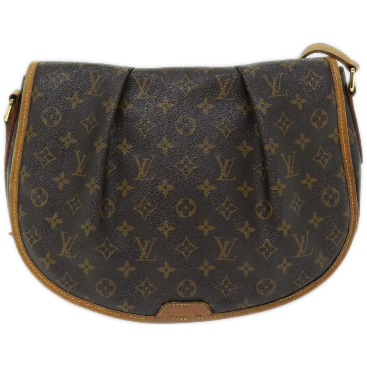 LOUIS VUITTON Monogram Menilmontant MM Shoulder Bag M40473 LV Auth 67025