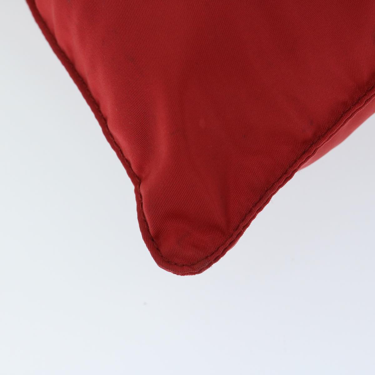 PRADA Shoulder Bag Nylon Red Auth 67048