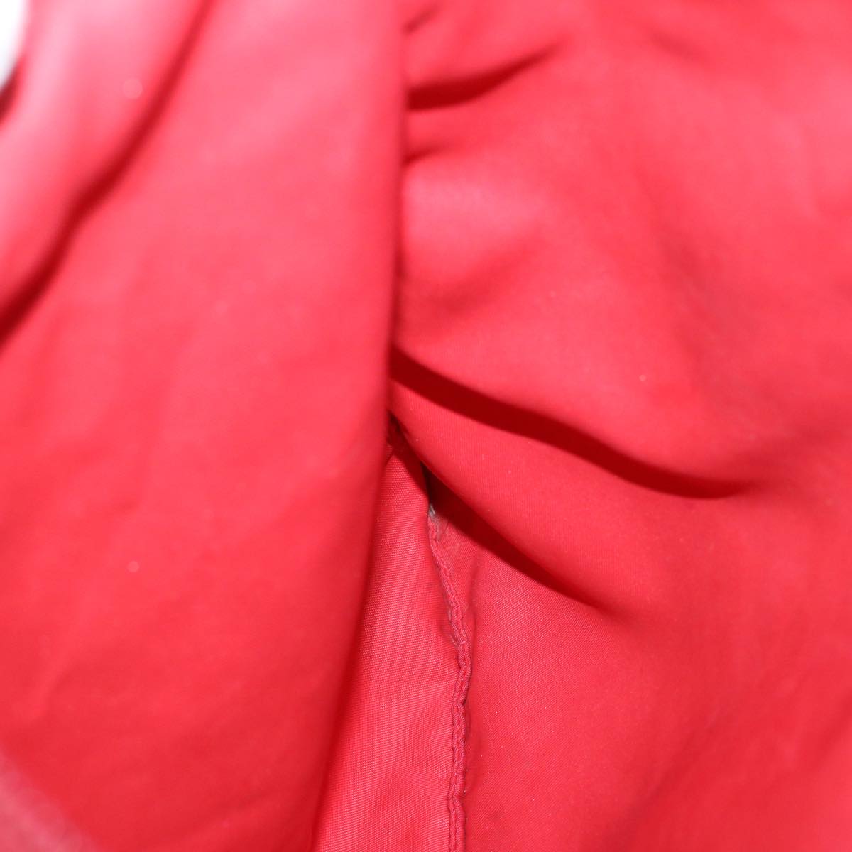 PRADA Shoulder Bag Nylon Red Auth 67048