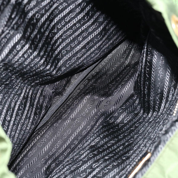 PRADA Backpack Nylon Khaki Auth 67049