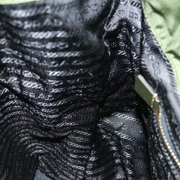 PRADA Backpack Nylon Khaki Auth 67049