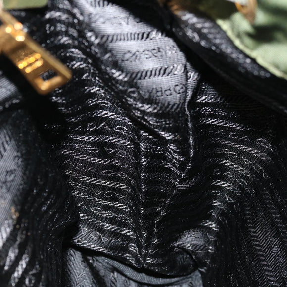 PRADA Backpack Nylon Khaki Auth 67049