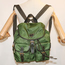 PRADA Backpack Nylon Khaki Auth 67049-28