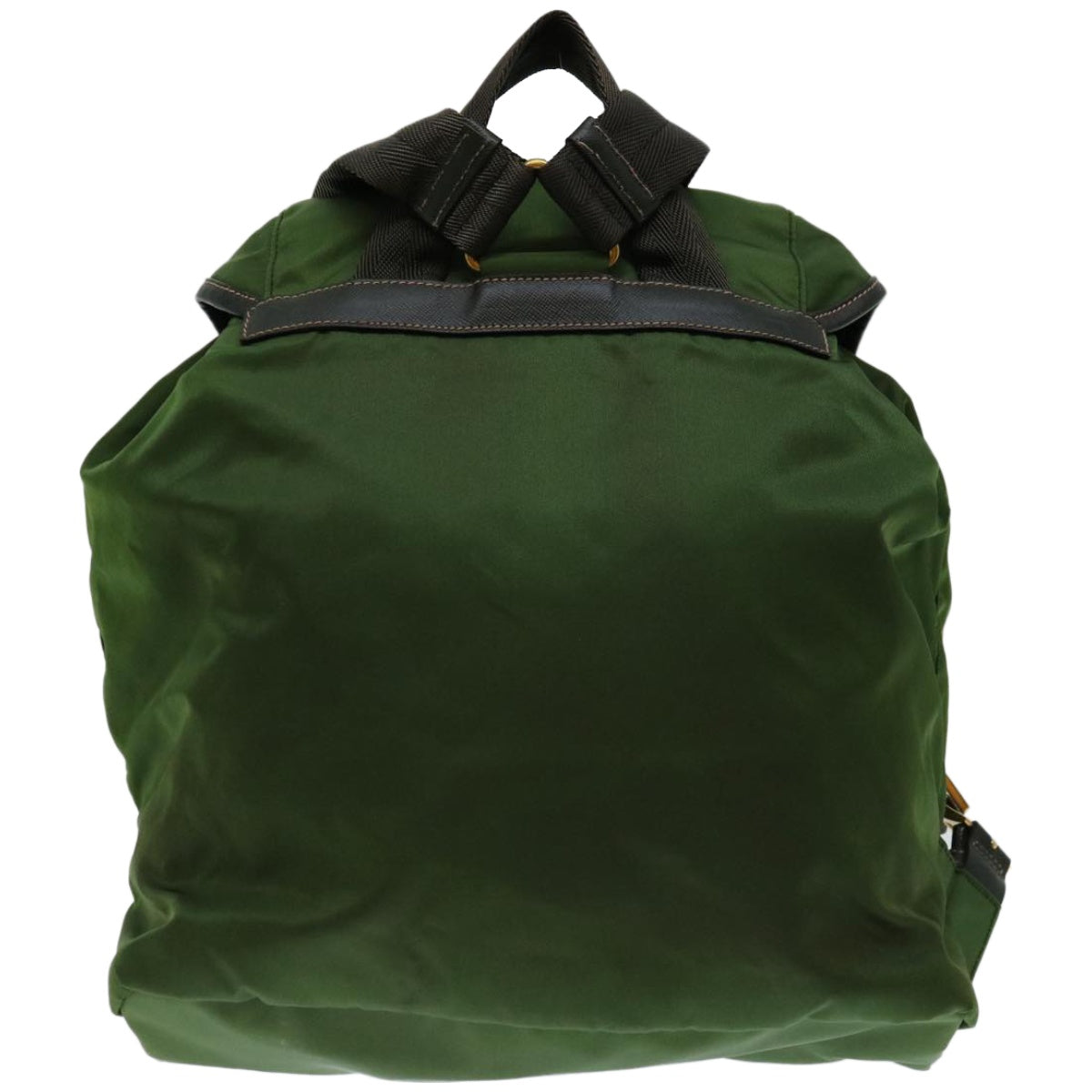 PRADA Backpack Nylon Khaki Auth 67049 - 0