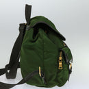 PRADA Backpack Nylon Khaki Auth 67049-4