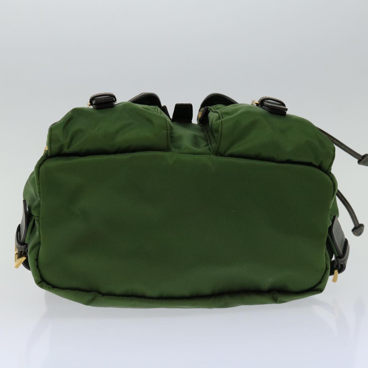 PRADA Backpack Nylon Khaki Auth 67049
