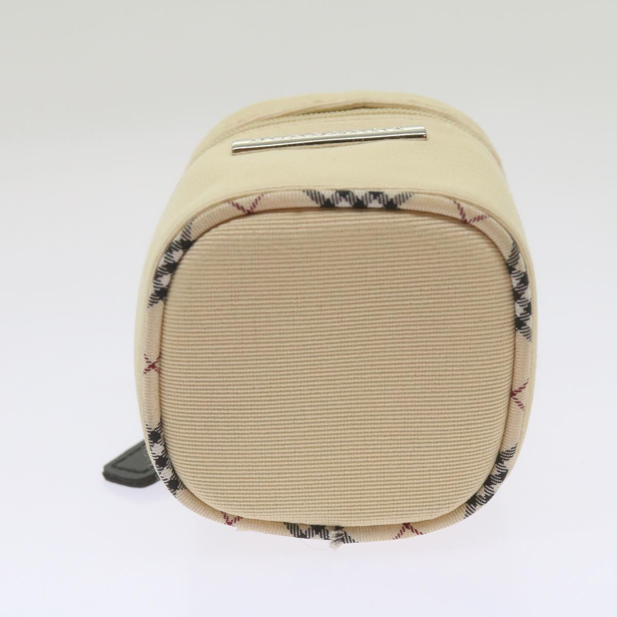 BURBERRY Nova Check Pouch Canvas 3Set Beige Auth 67078