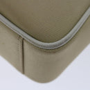 BURBERRY Nova Check Shoulder Bag Canvas Beige Auth 67083-10