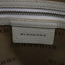 BURBERRY Nova Check Shoulder Bag Canvas Beige Auth 67083-11