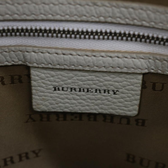 BURBERRY Nova Check Umhängetasche Canvas Beige Auth 67083