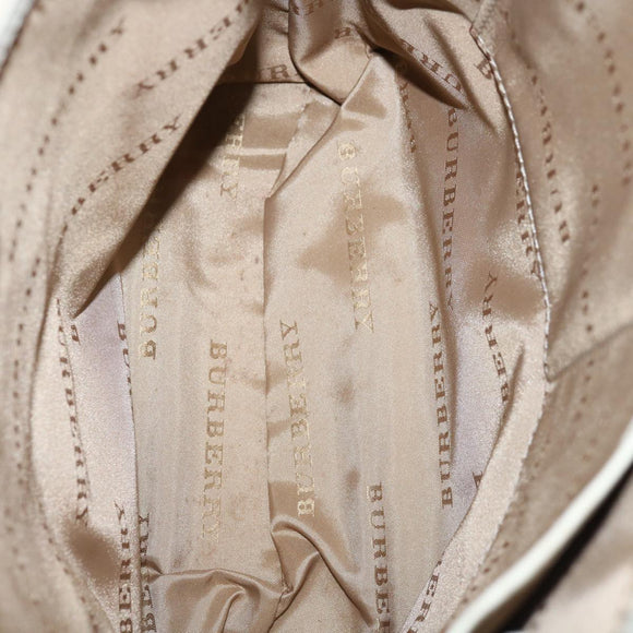 BURBERRY Nova Check Umhängetasche Canvas Beige Auth 67083
