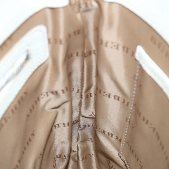 BURBERRY Nova Check Umhängetasche Canvas Beige Auth 67083