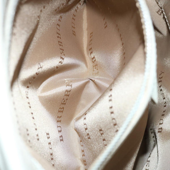 BURBERRY Nova Check Umhängetasche Canvas Beige Auth 67083
