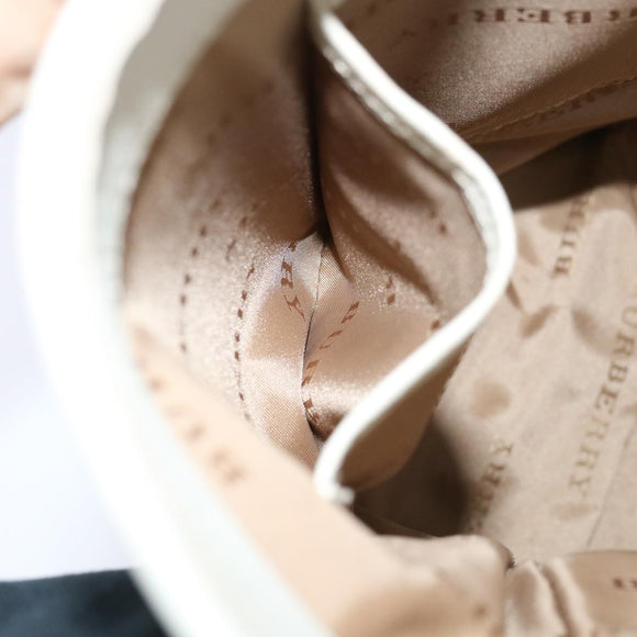 BURBERRY Nova Check Umhängetasche Canvas Beige Auth 67083