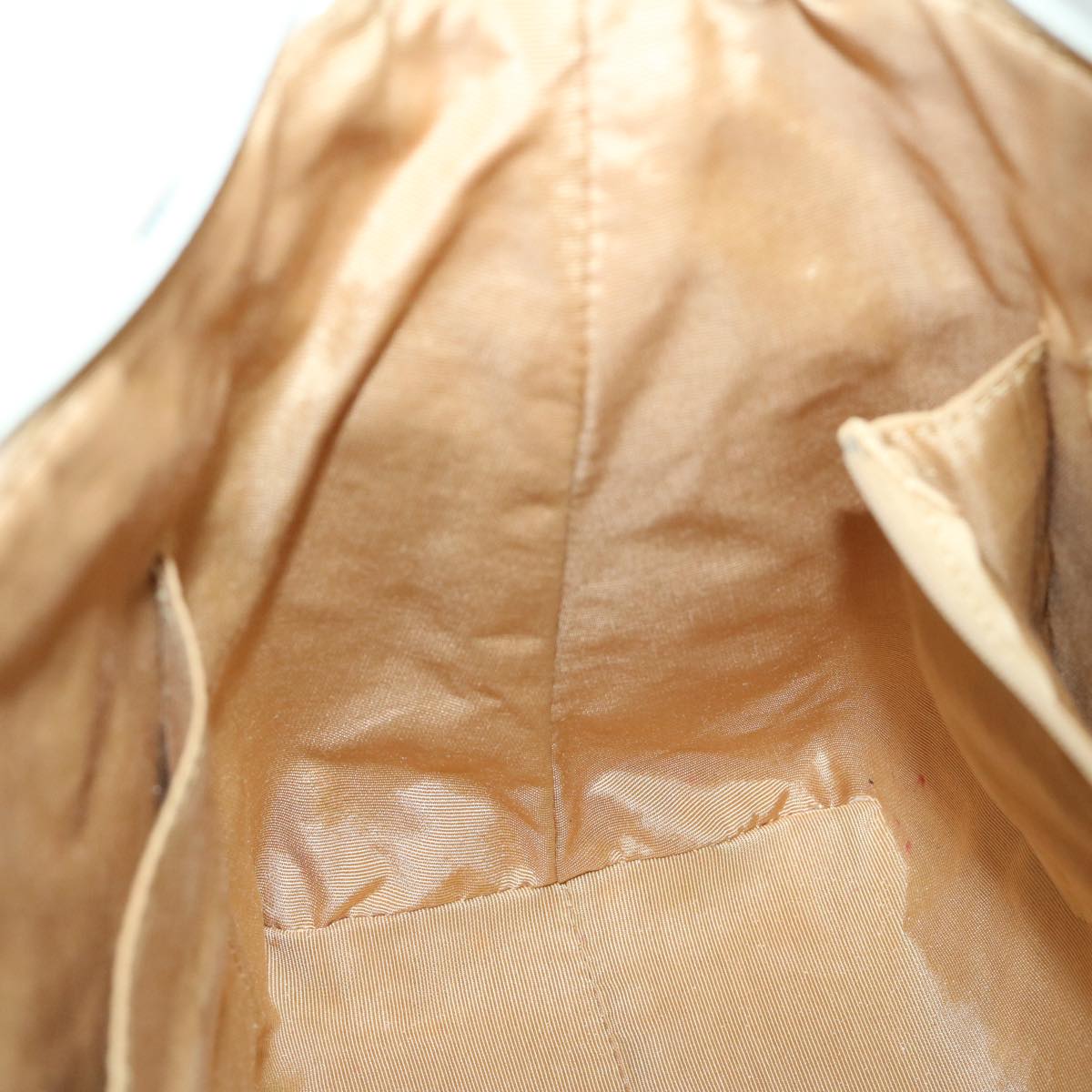 Burberrys Nova Check Shoulder Bag Canvas Beige Auth 67086