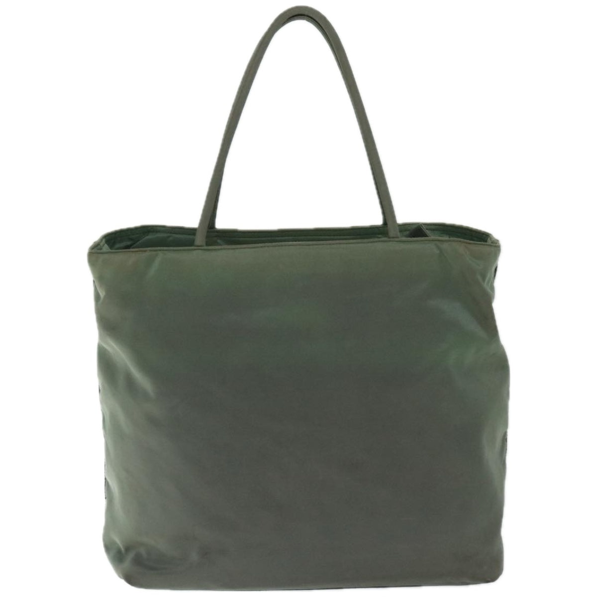 PRADA Hand Bag Nylon Khaki Auth 67118 - 0