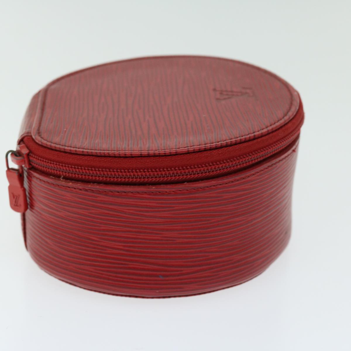 LOUIS VUITTON Epi Ecrin Bijoux 12 Jewelry Box Red M48207 LV Auth 67123