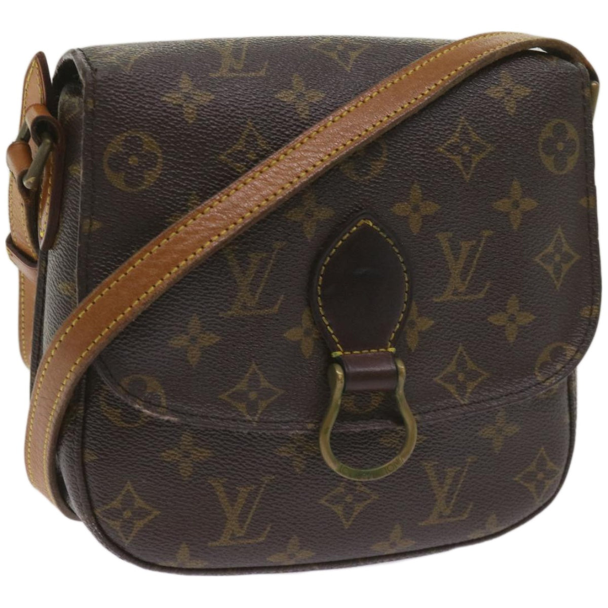 LOUIS VUITTON Monogram Saint Cloud MM Shoulder Bag M51243 LV Auth 67130