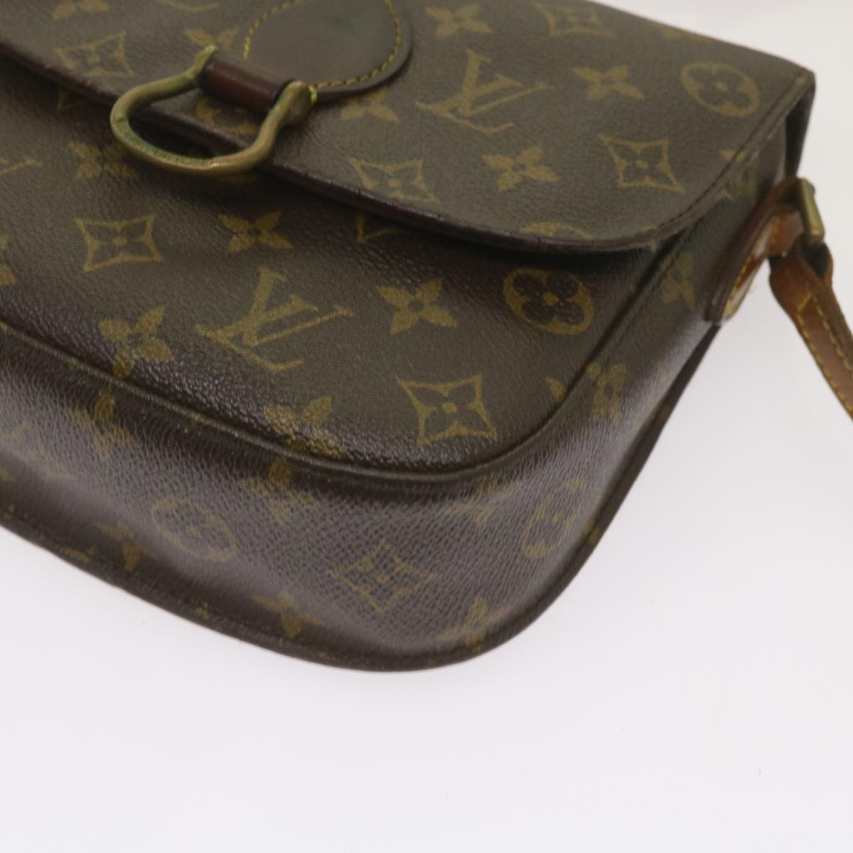 LOUIS VUITTON Monogram Saint Cloud MM Shoulder Bag M51243 LV Auth 67130